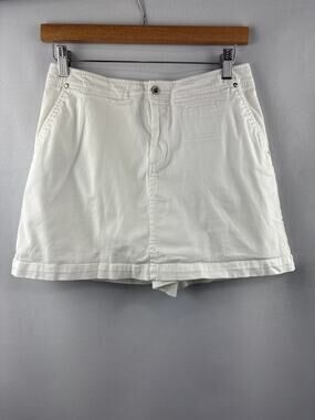 Women’s Dockers Size 4 White Denim Skort